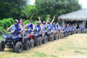 Adrenaline in 4X4 ATV through Macao Beach, Cave, Cafe Tour and Tobacco - The Cave Lagoon Stop: A Cool Break From Sun and Dust