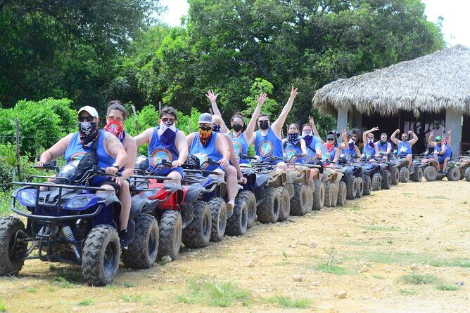 Adrenaline in 4X4 ATV through Macao Beach, Cave, Cafe Tour and Tobacco - The Cave Lagoon Stop: A Cool Break From Sun and Dust