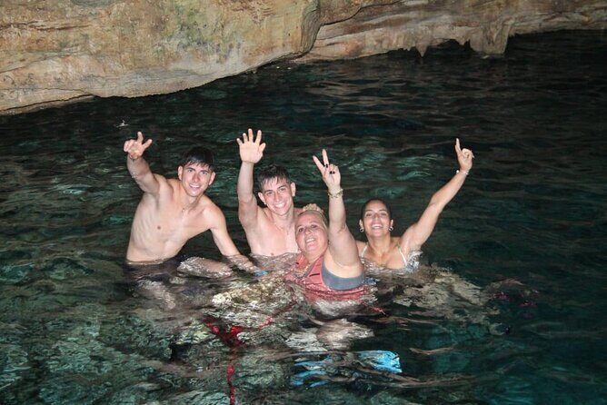 ATV Adventure in Punta Cana - Stop 1 at Uvero Alto: cenote swim plus the local goods tasting