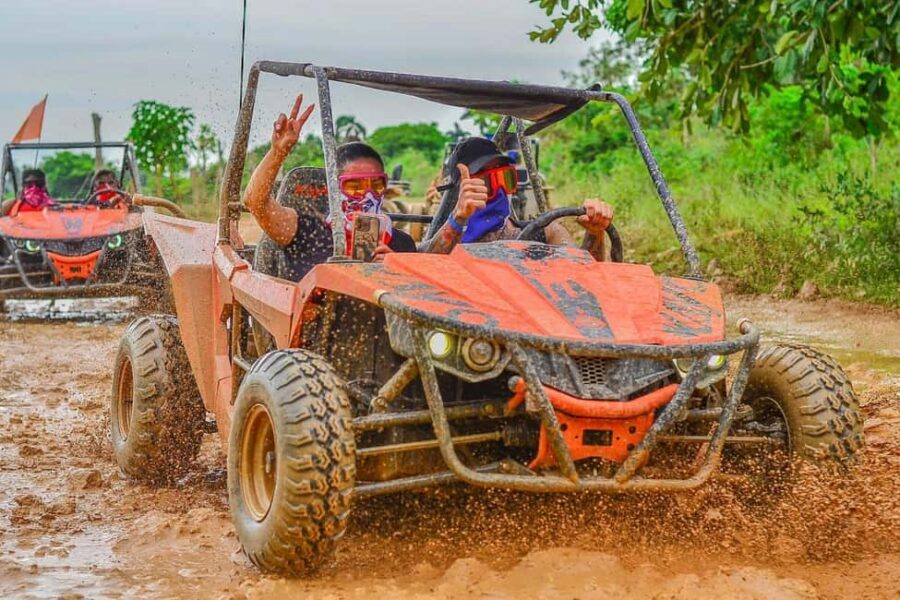 ATV and Buggy Excursion 4x4 in Punta Cana with Water Cave - Los Hoyos del Salado cenote: a crystal-blue water cave swim