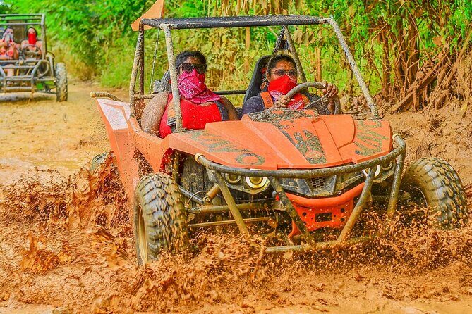 ATV and Buggy Tour in Punta Cana with Water Cave and Macao Beach - Los Hoyos del Salado cenote swim in a Taíno water cave