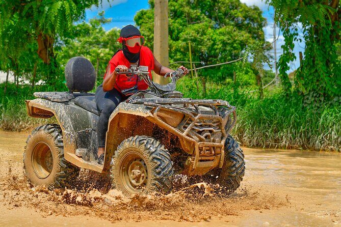 ATV Buggy Adventure to Macao Beach and Water Cave in Punta Cana - Los Hoyos del Salado Cenote Swim: Blue Water in a Natural Cave