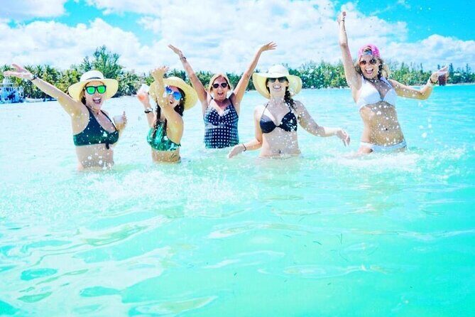 Best Party Boat Adults Only with Open Bar - The natural pool sandbar: easy swimming with a party vibe