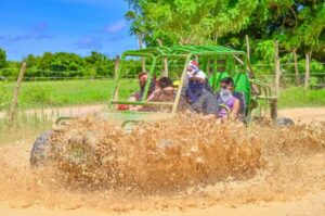 Booggy Adventure en Macao: Cuevas, Playa y Barro Extremo - Getting there: Punta Cana pickup, helmets, and a real start briefing