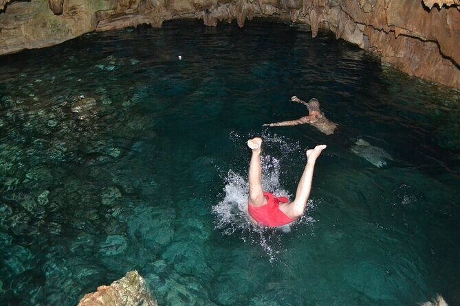 Buggies Macao Beach Tour and Taíno Cave Adventure - Macao Beach: 25 minutes of white sand and palm-lined calm