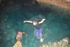 Buggy Tour around Macao Beach and Taino Cave with Transportation - Cueva Taína cave river: the nearly 3-meter jump and the best views