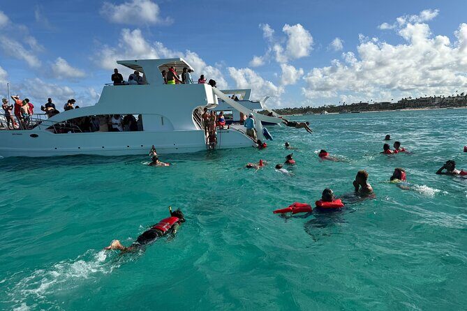 Catamaran Booze Cruise And Snorkeling Punta Cana - Adults Only - Snacks, music, and the crew’s role in your day