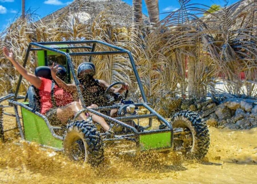 From Bávaro: Double Buggy Tour to Macao Beach and Cenote - Macao Beach: a real break, not just a quick photo stop