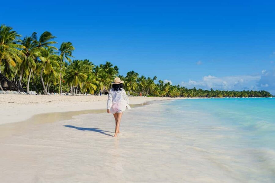From Punta Cana: Catamaran Tour to Saona Island with Open Bar and Buffet - The natural pool sandbar stop: warm water and starfish moments
