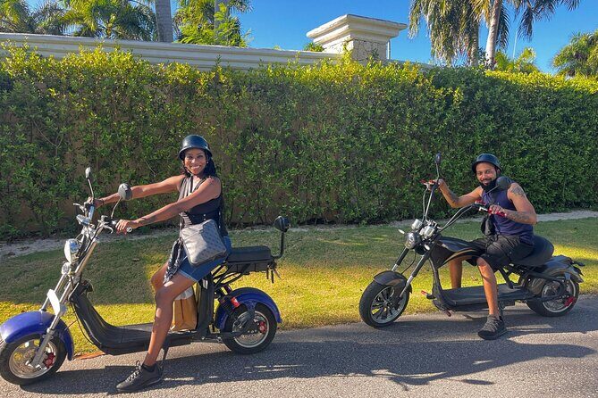Guided E Bike City Tour in Punta Cana - Playa Bibijagua: beach shopping right where the ocean hits