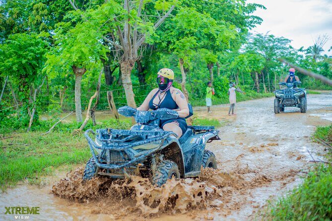 Half Day Adventure 4X4, ATV, Visit Macao Beach and a River cave - Getting Dirty on Purpose: ATV Gear, Speed, and Comfort