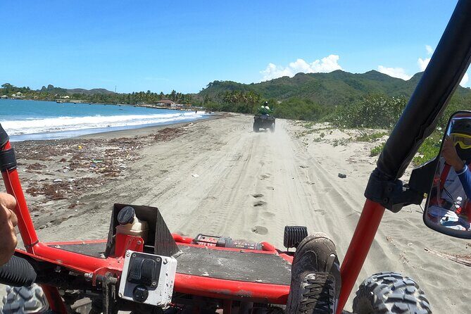 Half-Day Buggy Guided Adventure for Amber Cove and Taino Bay - The beach rinse stop: swim if you want, then reset with showers