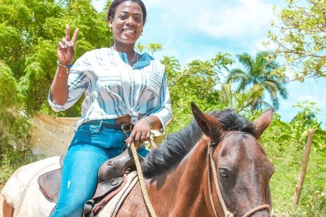 Horseback riding along Macao beach from Punta Cana - Ranch Start: getting matched before you ride
