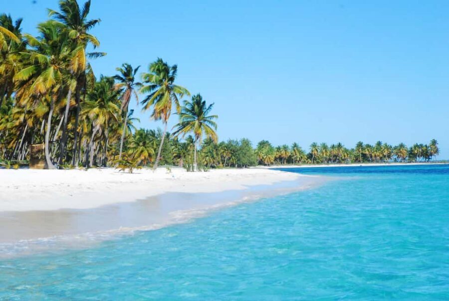 La Romana: Saona Crusoe VIP for cruise guests - Canto de la Playa: remote water, real swimming time