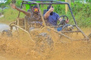 Macao Buggy Adventure & Cenote Splash – 4 Hours - Macao Beach: ocean views, a real swim window, and sometimes seaweed