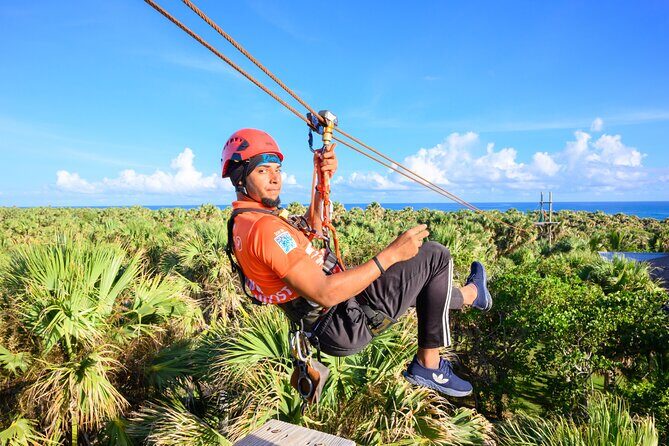 Ocean Zipline Adventure in Puerto Plata at Coconut Cove Beach - 9:00 am Pickup and the Bumpy, Quick-Setup Day Plan