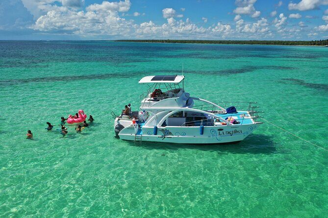 Private Full Day Charter to Saona Island from Punta Cana - First stop: Atlantic Princess shipwreck snorkeling