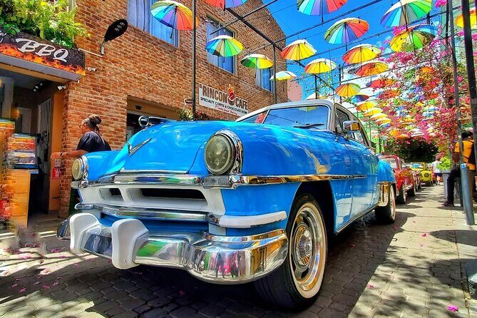 Puerto Plata City Tour Amber Cove Taino Bay Hotels - Umbrella Street and Pink Street: color, texture, and photo stops