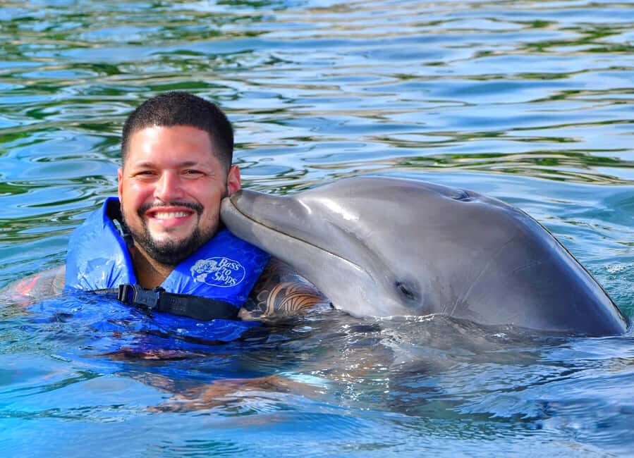 Puerto Plata Ocean World Dolphin Swim - The orientation first: hand signals, behavior, and how you fit in