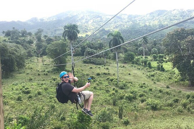 Puerto Plata Zipline Adventure - The 8-Zip Course: 7,900 Feet of Steel and Real Walking