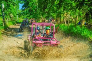 Punta Cana 4 Hours Buggy Tour Cave Macao Beach Free Pick Up - Pickup and the safari truck ride around Punta Cana
