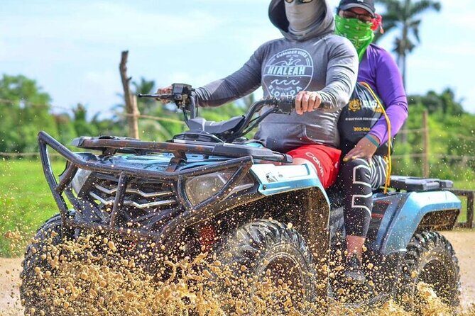 Punta Cana: Amazing ATV Adventure Private Road & Beach W/ PickUp - Macao Village Stops: School, Shopping, and Short Breaks