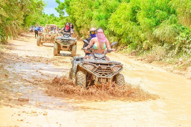 Punta Cana ATV Adventure - Crystal-clear cave and an underground river moment