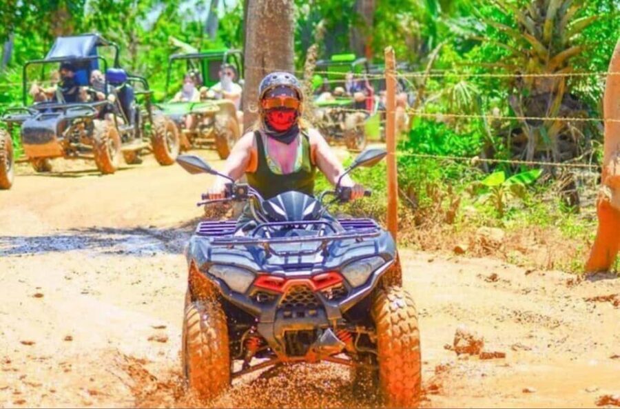Punta Cana ATV Adventure: Beach & Cenote Tour with Pickup - Macau Beach time: white sand with a tight window