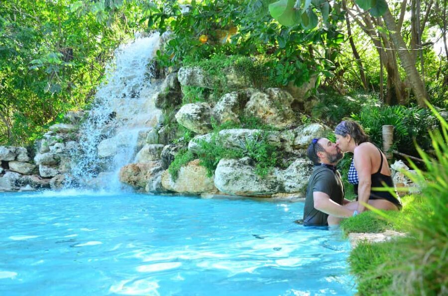 Punta Cana: Bavaro Adventure Park Full-Access Ticket & Lunch - Blue lagoon cenote float and the Splash of Emotions moment