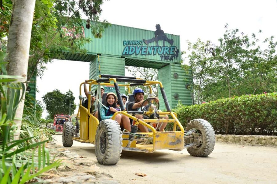 Punta Cana: Bavaro Adventure Park Full-Access Ticket & Lunch - Jungle River and waterfall pool: wet fun, bugs, and sweat