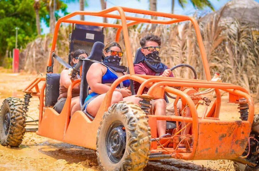 Punta Cana: Buggy Tour with Cenote Visit - Macau Beach: clear sand, crystal water, and time limits