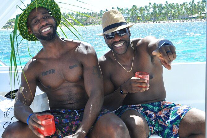 Punta Cana: Catamaran Tour, Reef Snorkeling and Unlimited Drinks! - The Bavaro natural pool and shallow-water fun