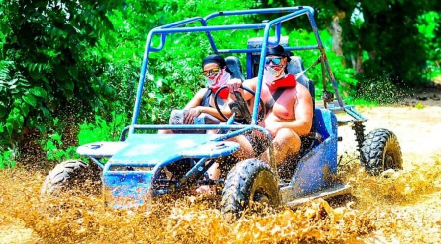 Punta Cana: Half-Day Buggy Tour with PickUp & Macao Beach - Organic farm tasting stop: coffee, chocolate, and mamajuana with context