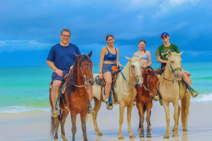 Punta Cana Horseback riding & Sunset + beach + free pick-up - Horseback Riding Along Playa Macao: The Main Event