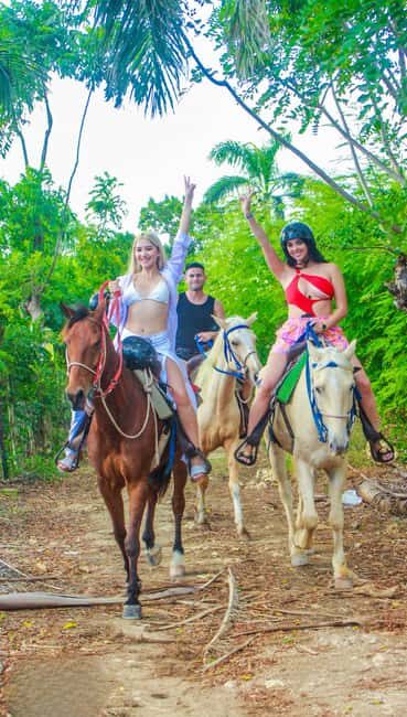 Punta Cana Horseback riding & Sunset + beach + free pick-up - Virgin Macao Beach and the River Encounter: Where the Schedule Shifts