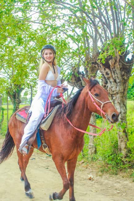 Punta Cana Horseback riding & Sunset + beach + free pick-up - The Rancho Start: Class, Safety Helmet, and Getting Matched