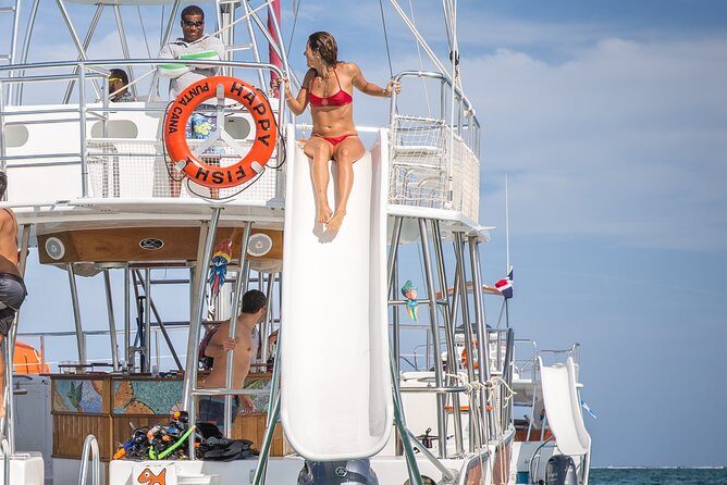 Punta Cana Private Catamaran Cruise with Drinks and Light Snacks - Drinks, snacks, and what that floating bar really changes