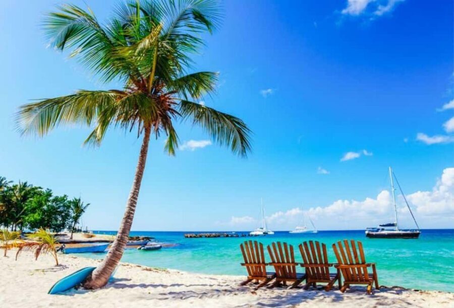 Punta Cana - Santo Domingo: Saona Island VIP Catamaran Tour - Laguna Azul natural pool: the sandbar stop you’ll actually remember
