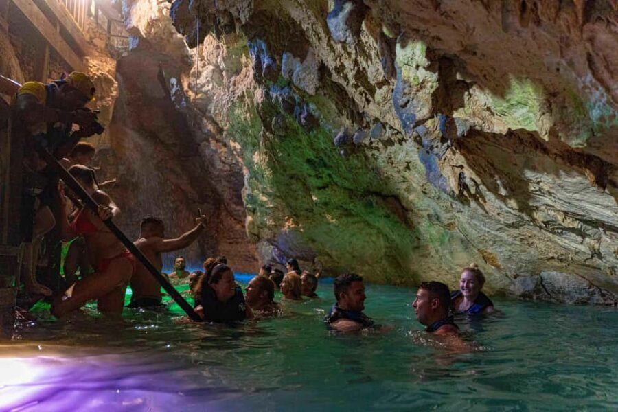 Punta Cana: Saona Island and Buggy Combo - El Hoyo Cave and the cenote swim: the best part of getting dirty