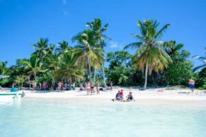 Punta Cana: Saona Island VIP 4 first-class beach and sunset - Natural Pool: The Water That Makes Saona Worth the Trip