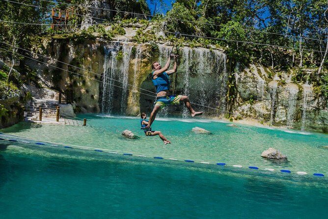 Punta Cana Scape Park and Blue Hole Full Day Admission Ticket - Your main stop: zip lines, ropes, and the water-splash route