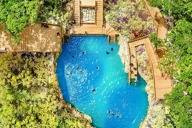 Punta Cana Scape Park and Blue Hole Full Day Admission Ticket - Taino pictograms, iguanas, and the nature-walk side