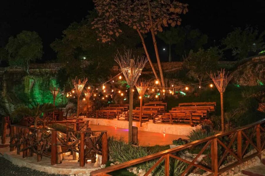 Punta Cana: Sunset Buggy Tour With Cave Swim and Dance Show - The Taino Dance Show and Bonfire Dancing