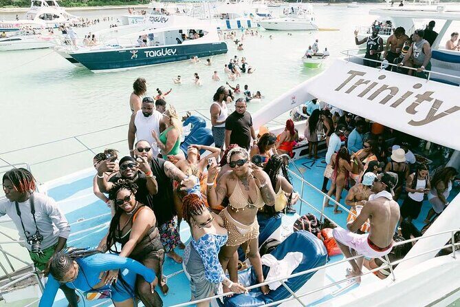 Punta Cana Ultimate Hip Hop Party Boat with Open Bar *Only Adults - Stop 1 at Playa Bibijagua: The Swim-and-Snorkel Moment