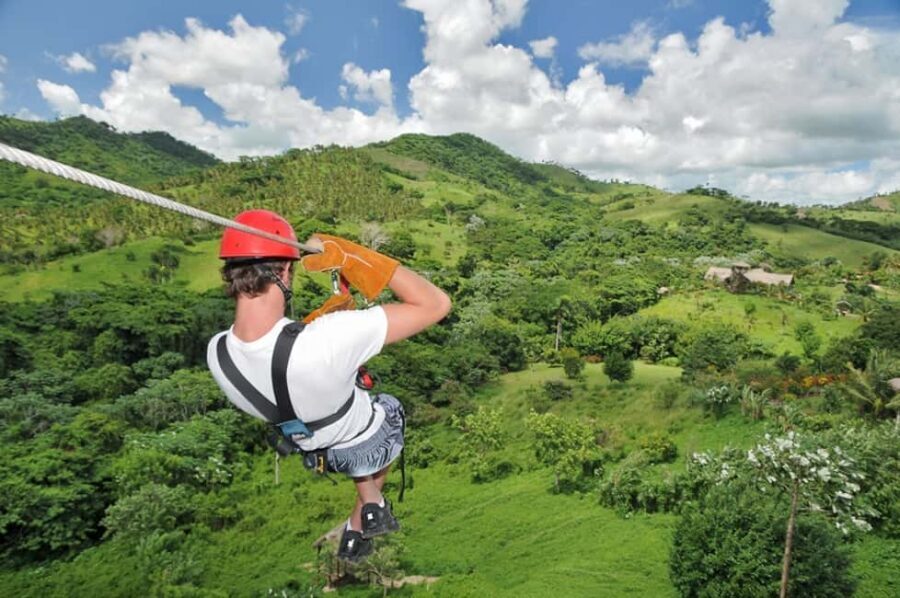 Punta Cana: Zip-Lining 12 Cables - What the 12 Zip Lines Feel Like Between Platforms