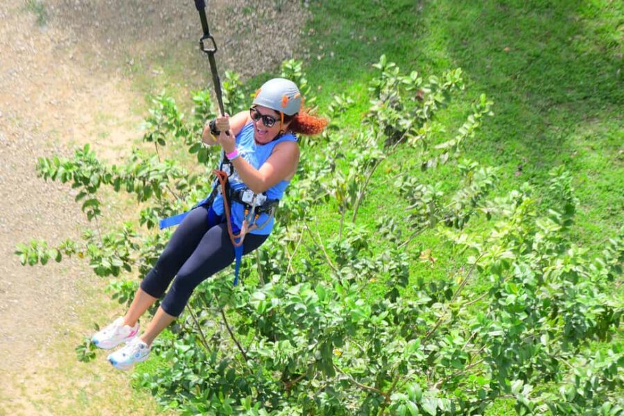 Punta Cana: Zipline, Chairlift, Buggy & Horse Ride Adventure - Quick Jump: the 20-meter free-fall reality check
