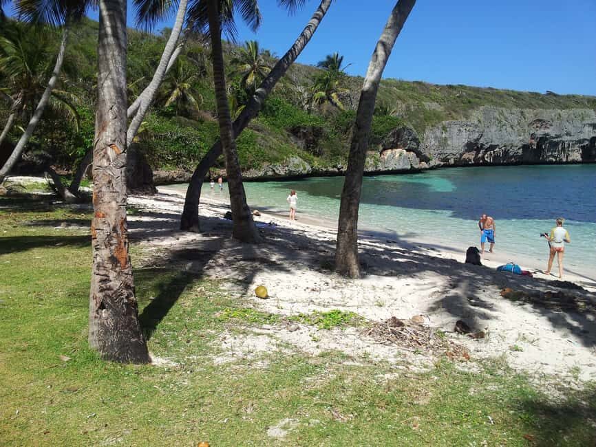 Samana: Fronton & Madame Beach tour Las Galeras - Playa Grande departures and the 20-minute boat ride