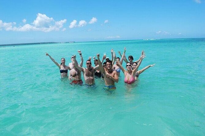 Saona Island Exclusive Beach All Inclusive from Punta Cana - The natural pool stop: snorkel time before Saona