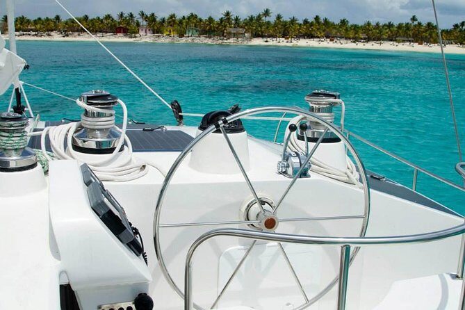 Saona Island small group and relax - luxury catamaran - Saona Island (About 1.5 Hours): Chairs, Blue Water, and a Breather