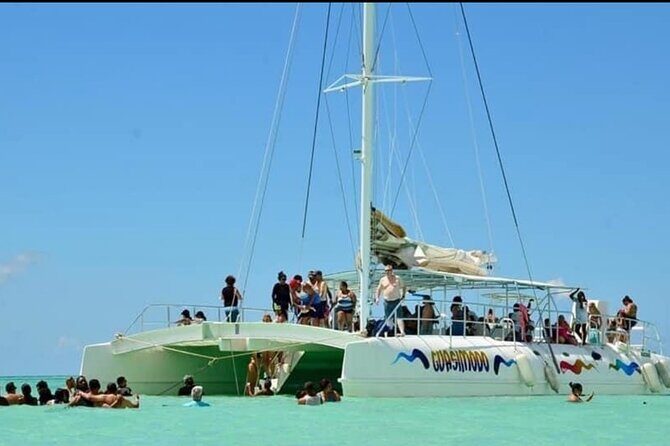 Saône Island from Punta Cana Catamaran, Natural Pool and Lunch - The Boat Part: Catamaran Energy to Isla Saona